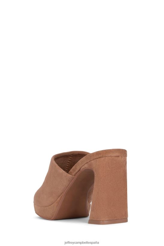 mujer Jeffrey Campbell caviar ante tostado polvoriento PHXV4X1216 sandalia plataforma