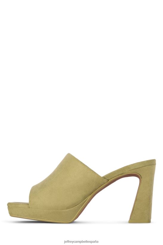 mujer Jeffrey Campbell caviar ante verde PHXV4X1217 sandalia plataforma