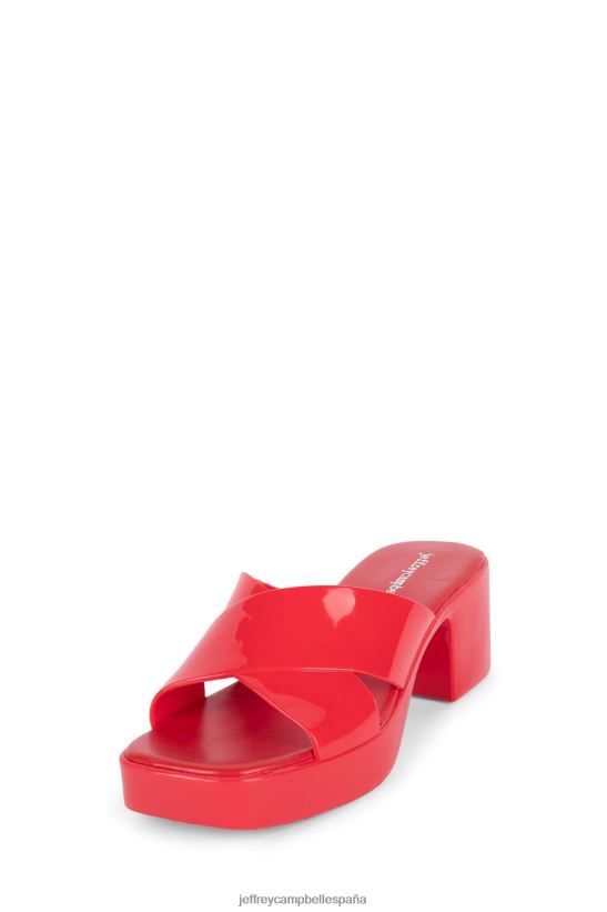 mujer Jeffrey Campbell chicle rojo PHXV4X143 sandalia plataforma