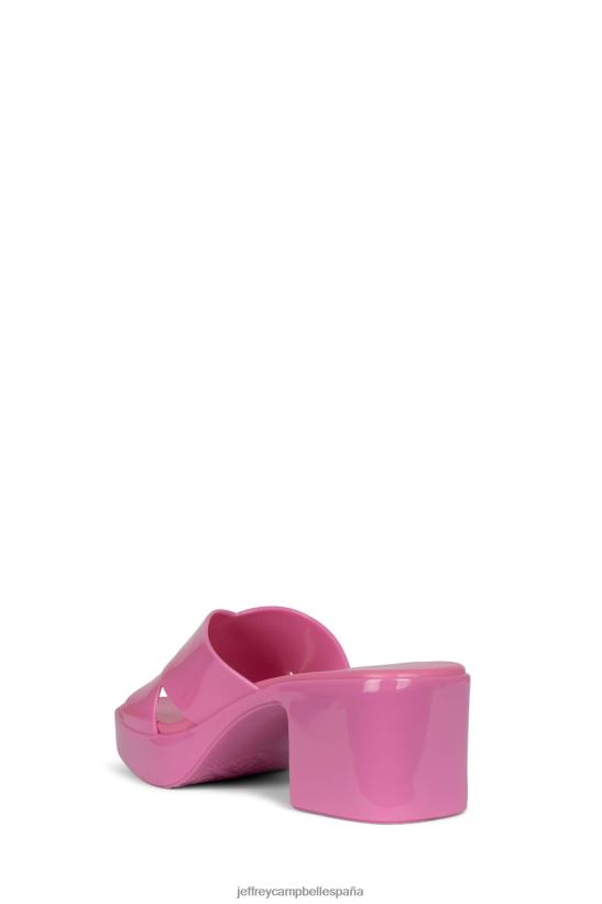 mujer Jeffrey Campbell chicle rosa brillante brillante PHXV4X144 sandalia plataforma