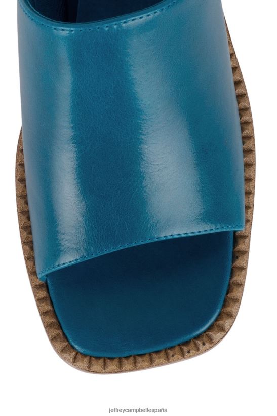 mujer Jeffrey Campbell concierto pila de esmalte natural azul PHXV4X1211 sandalia plataforma