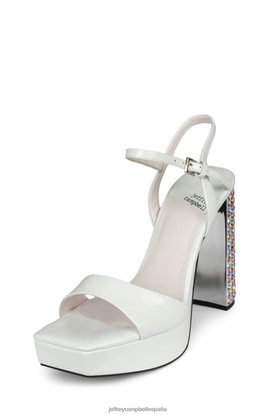 mujer Jeffrey Campbell día blanco pastel pastel multi PHXV4X1160 sandalia plataforma