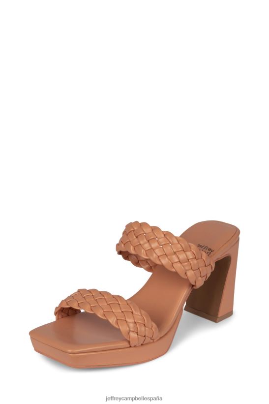 mujer Jeffrey Campbell delicadeza durazno PHXV4X1110 sandalia plataforma