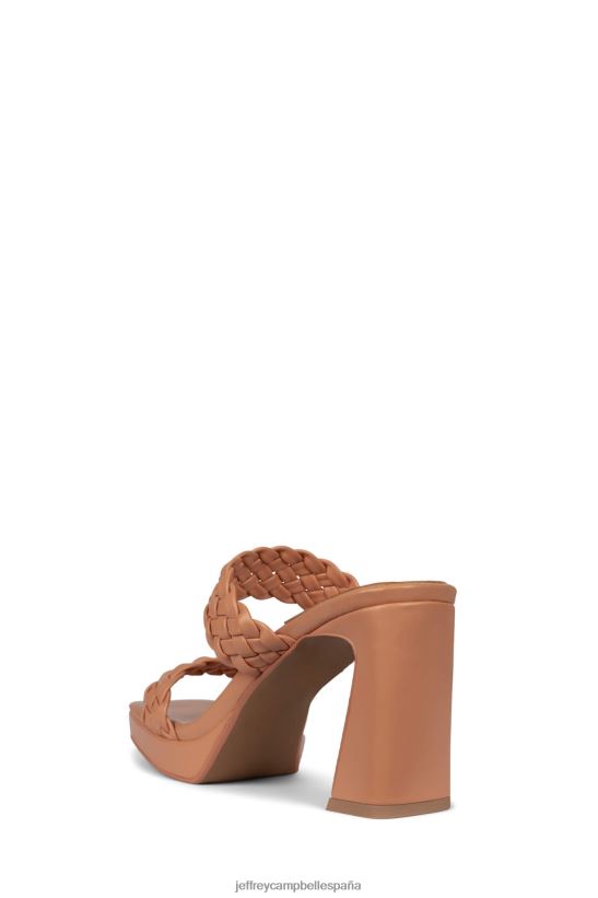 mujer Jeffrey Campbell delicadeza durazno PHXV4X1110 sandalia plataforma