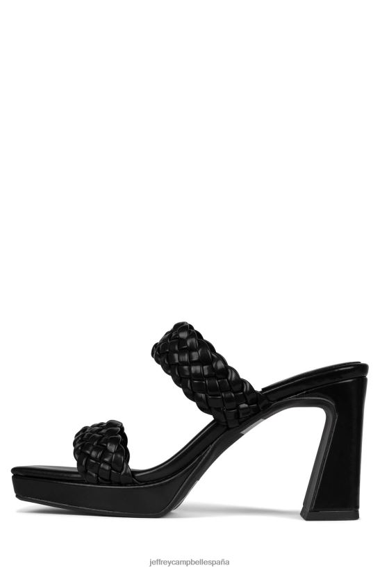 mujer Jeffrey Campbell delicadeza negro PHXV4X1115 sandalia plataforma