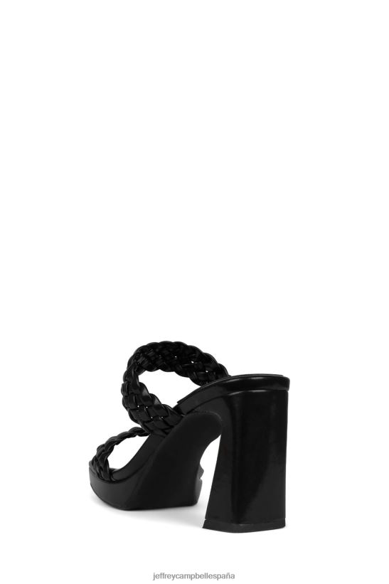 mujer Jeffrey Campbell delicadeza negro PHXV4X1115 sandalia plataforma