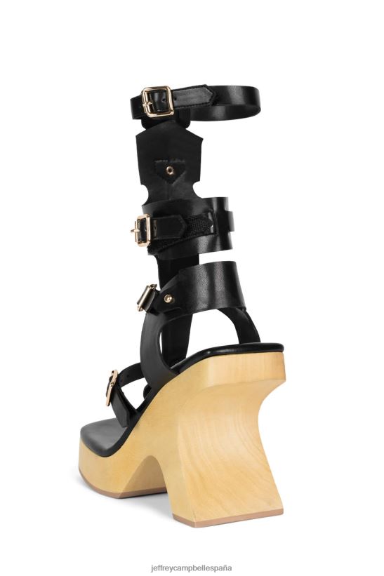 mujer Jeffrey Campbell elementos negro PHXV4X220 sandalia plataforma