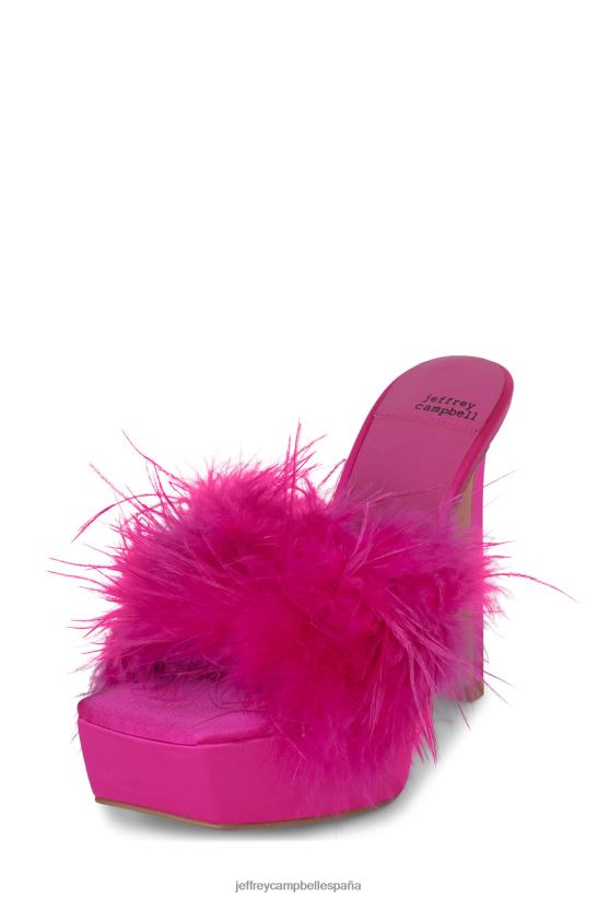 mujer Jeffrey Campbell enamorar locamente fucsia satinado fucsia PHXV4X1048 sandalia plataforma