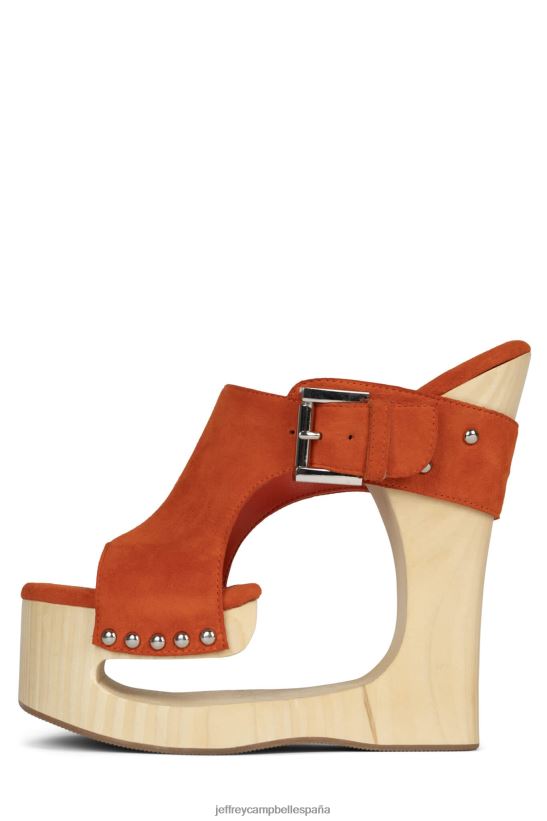 mujer Jeffrey Campbell etéreo ante naranja PHXV4X924 sandalia plataforma