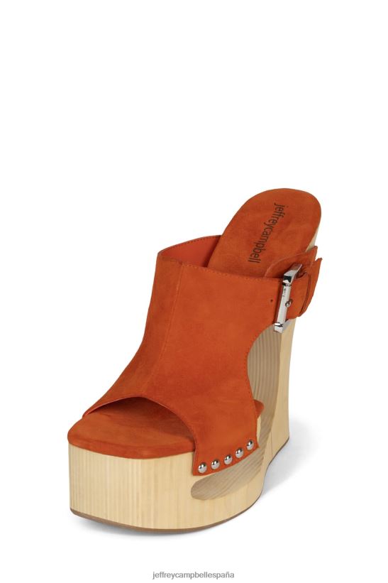 mujer Jeffrey Campbell etéreo ante naranja PHXV4X924 sandalia plataforma