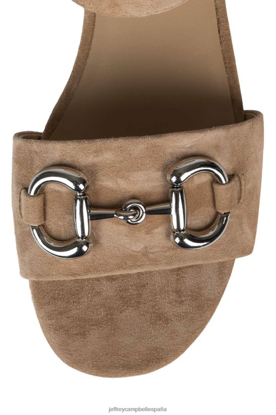 mujer Jeffrey Campbell eterno ante natural plata PHXV4X1012 sandalia plataforma