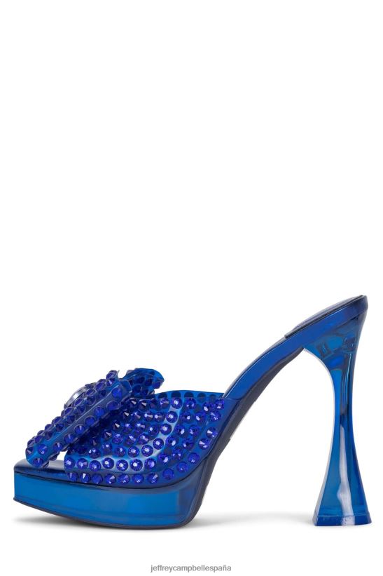 mujer Jeffrey Campbell gémina combo azul PHXV4X1019 sandalia plataforma