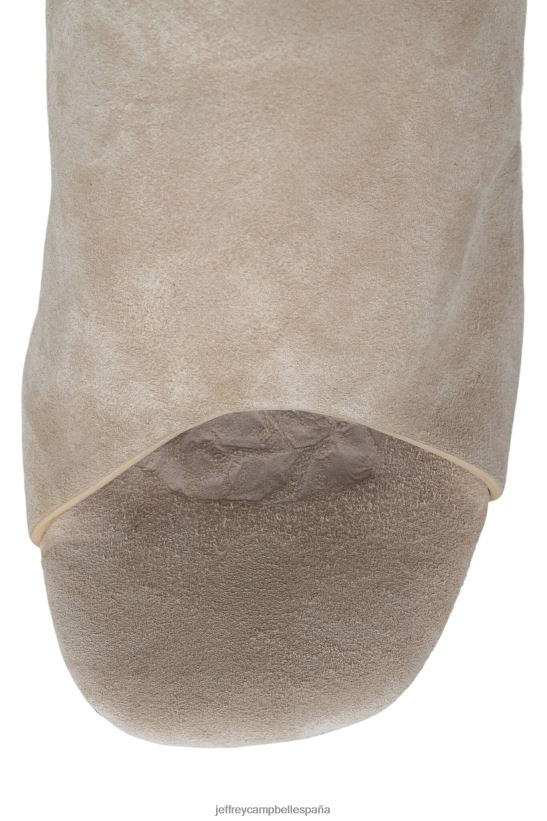 mujer Jeffrey Campbell giah-2 beige ante marron oscuro PHXV4X1067 sandalia plataforma