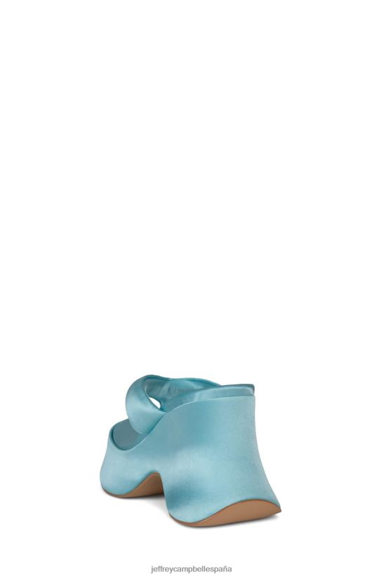 mujer Jeffrey Campbell goteando satén azul cielo PHXV4X34 sandalia plataforma
