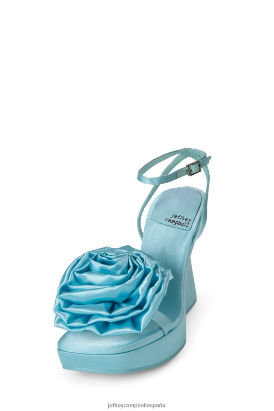 mujer Jeffrey Campbell hibisco satén azul cielo PHXV4X938 sandalia plataforma