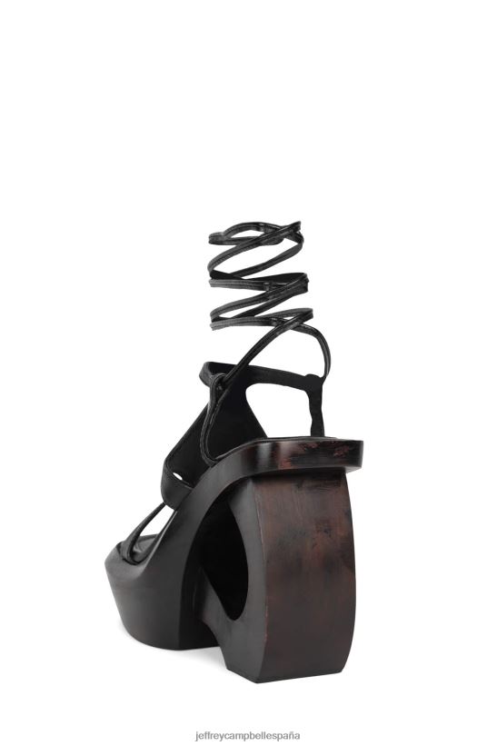 mujer Jeffrey Campbell idolatrar marrón oscuro PHXV4X131 sandalia plataforma