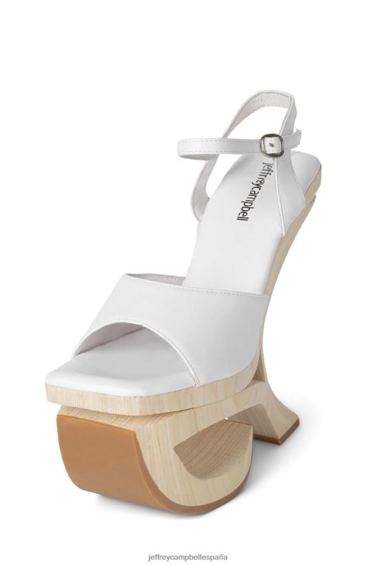 mujer Jeffrey Campbell intuitivo blanco PHXV4X920 sandalia plataforma
