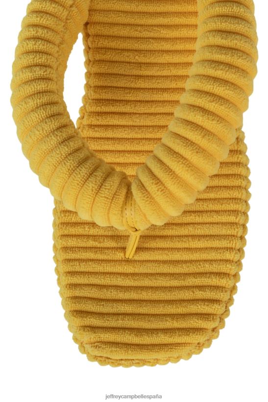 mujer Jeffrey Campbell luau-2 toalla de rayas amarillas PHXV4X178 sandalia plataforma