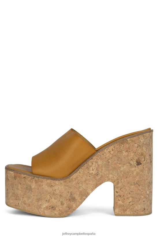 mujer Jeffrey Campbell luciana mostaza PHXV4X1140 sandalia plataforma
