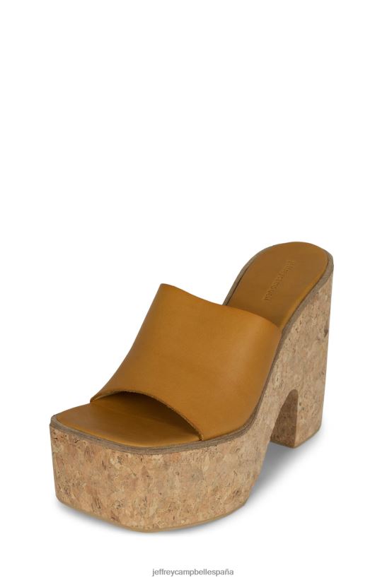mujer Jeffrey Campbell luciana mostaza PHXV4X1140 sandalia plataforma