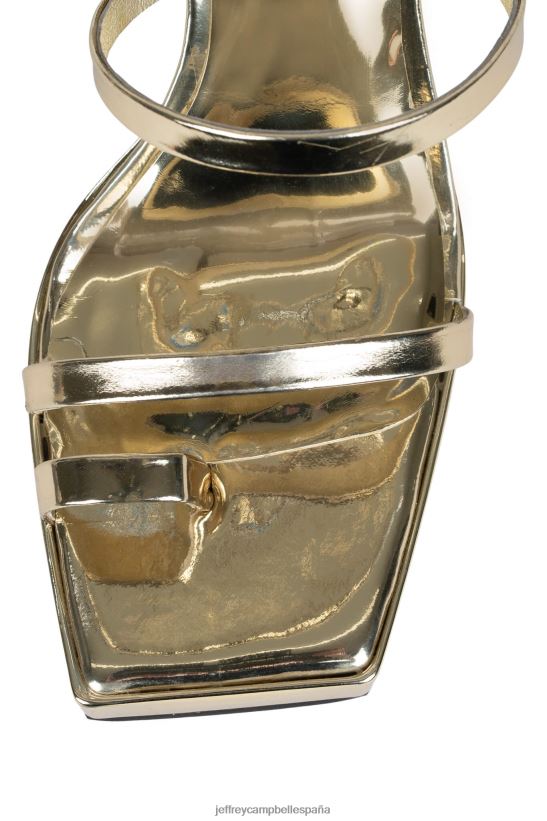 mujer Jeffrey Campbell luzy espejo de oro PHXV4X1151 sandalia plataforma
