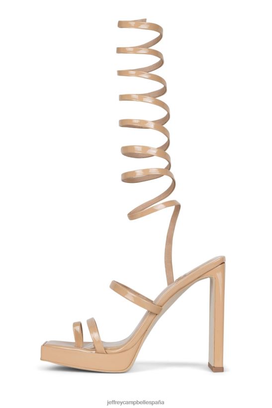 mujer Jeffrey Campbell luzy patente desnuda polvorienta PHXV4X1148 sandalia plataforma