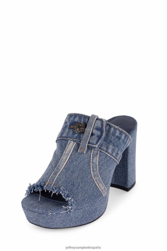mujer Jeffrey Campbell magda-jn mezclilla azul PHXV4X922 sandalia plataforma