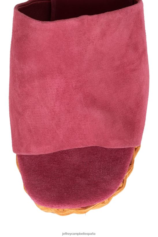 mujer Jeffrey Campbell magda-wkr ante rosa PHXV4X1189 sandalia plataforma