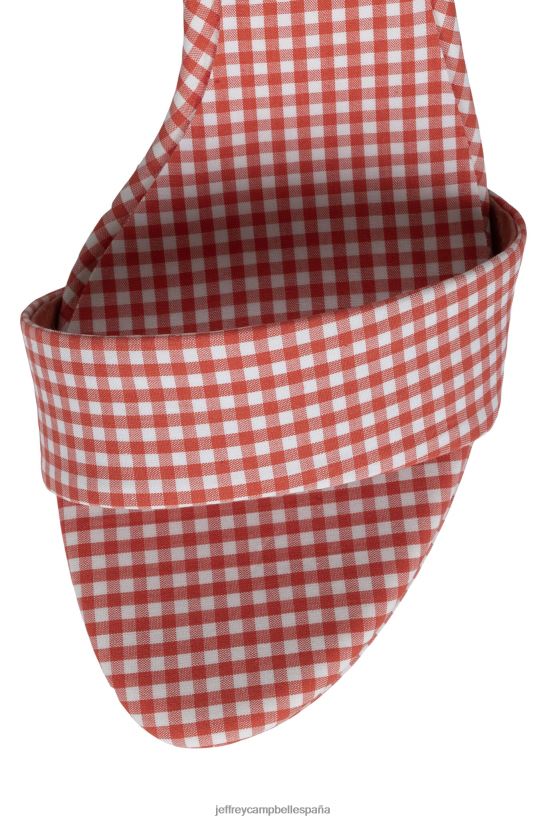 mujer Jeffrey Campbell oraura guinga roja PHXV4X1195 sandalia plataforma