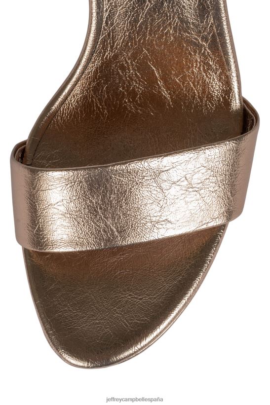 mujer Jeffrey Campbell oraura oro rosa metalizado PHXV4X1196 sandalia plataforma