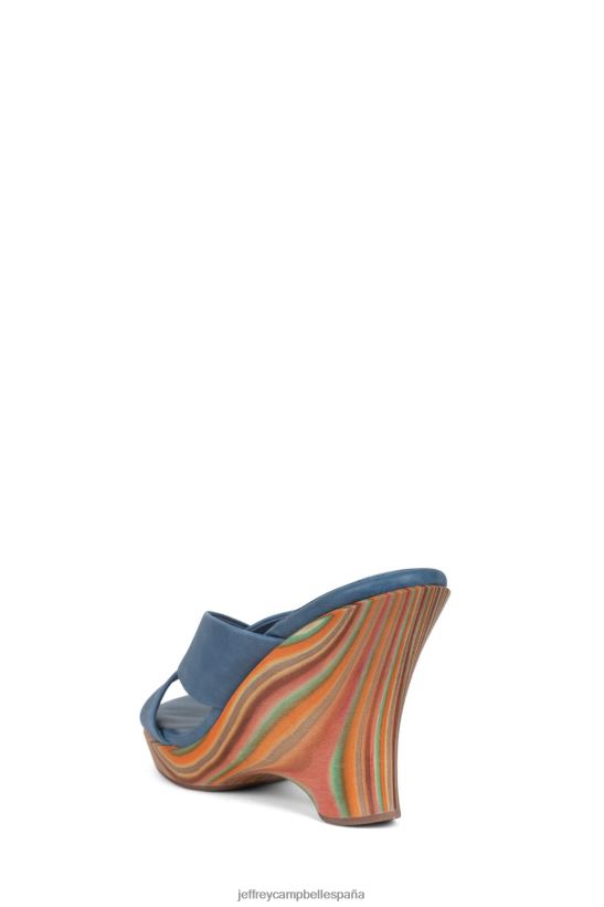 mujer Jeffrey Campbell paraíso azul PHXV4X1184 sandalia plataforma