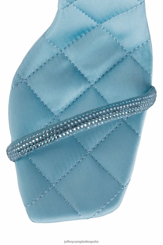 mujer Jeffrey Campbell película azul satinado azul PHXV4X1092 sandalia plataforma
