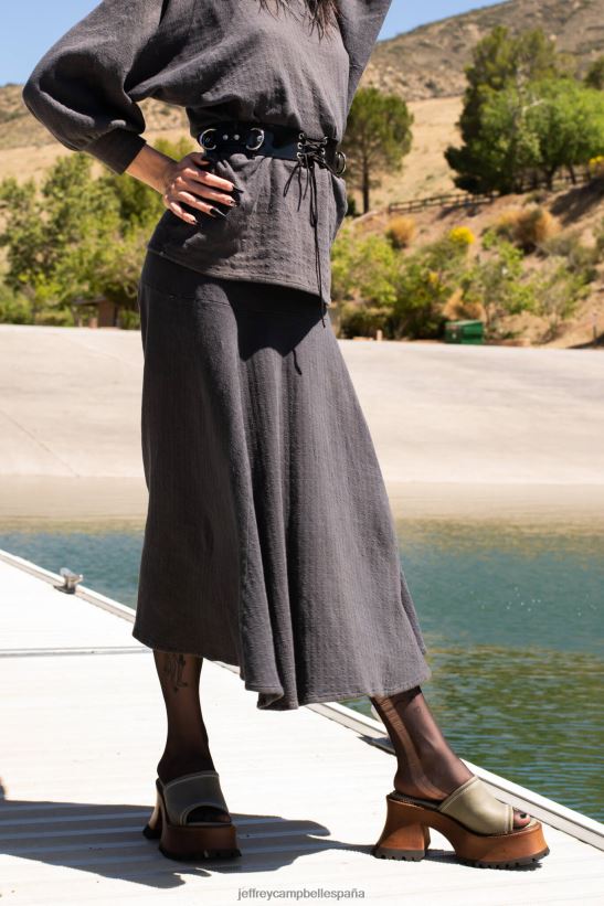 mujer Jeffrey Campbell reajuste salarial caqui PHXV4X1056 sandalia plataforma