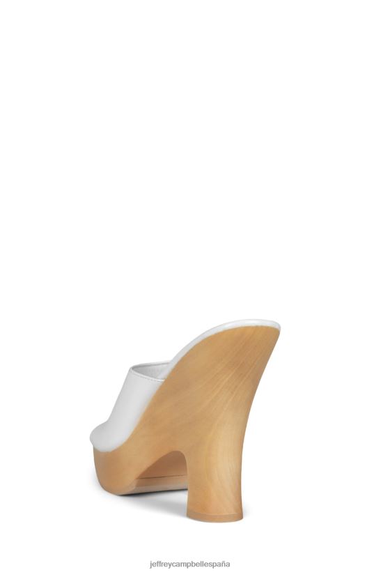 mujer Jeffrey Campbell roxi charol blanco PHXV4X1129 sandalia plataforma