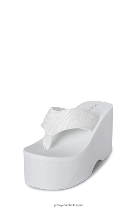mujer Jeffrey Campbell saludando blanco PHXV4X150 sandalia plataforma