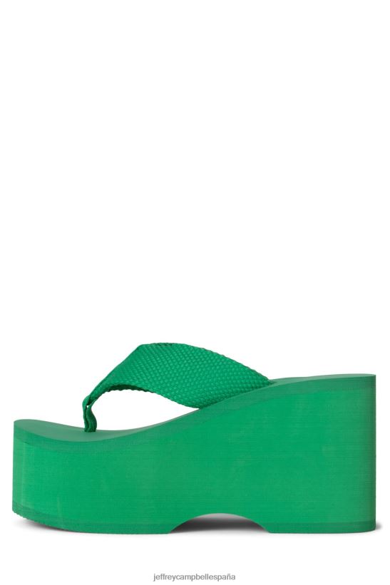 mujer Jeffrey Campbell saludando verde PHXV4X149 sandalia plataforma