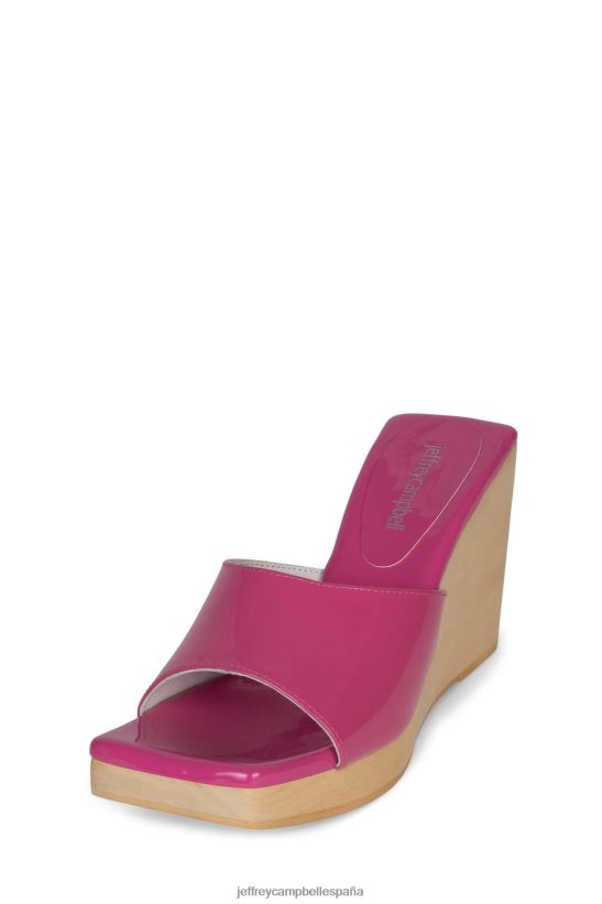 mujer Jeffrey Campbell simona charol fucsia PHXV4X957 sandalia plataforma