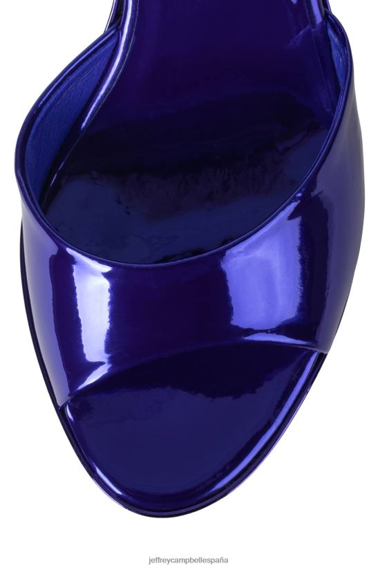 mujer Jeffrey Campbell soñar en charol azul PHXV4X966 sandalia plataforma