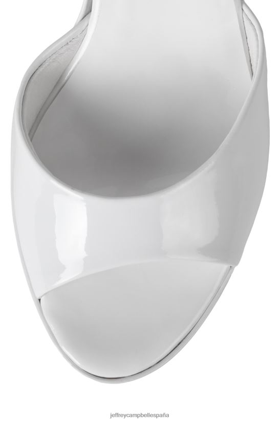 mujer Jeffrey Campbell soñar en charol blanco PHXV4X970 sandalia plataforma