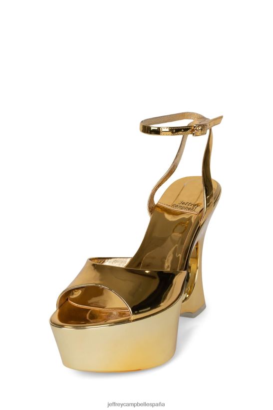 mujer Jeffrey Campbell soñar en patente de oro PHXV4X968 sandalia plataforma