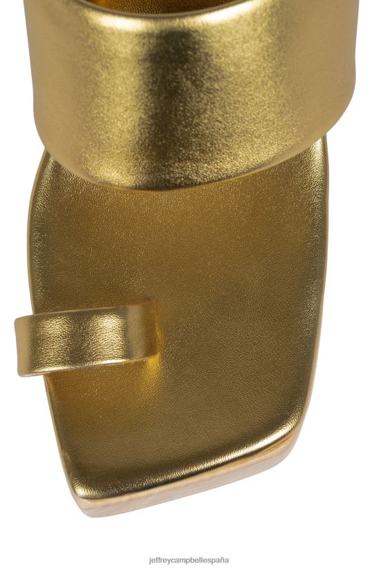 mujer Jeffrey Campbell trapecio oro PHXV4X1073 sandalia plataforma