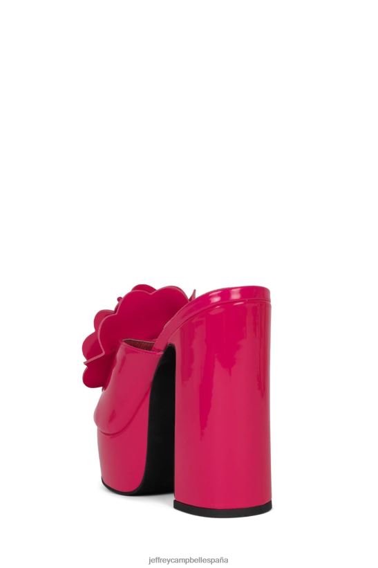 mujer Jeffrey Campbell tropicales charol fucsia PHXV4X961 sandalia plataforma