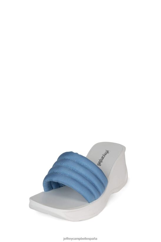 mujer Jeffrey Campbell vagabundo azul blanco PHXV4X928 sandalia plataforma