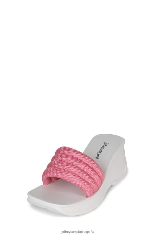 mujer Jeffrey Campbell vagabundo rosa blanco PHXV4X926 sandalia plataforma