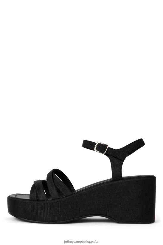 mujer Jeffrey Campbell vibrante negro PHXV4X930 sandalia plataforma