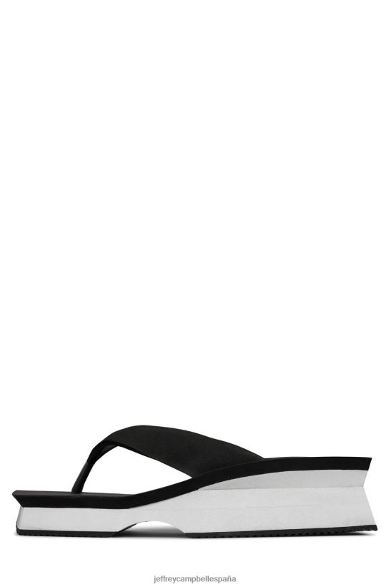 mujer Jeffrey Campbell y2k blanco negro PHXV4X1202 sandalia plataforma