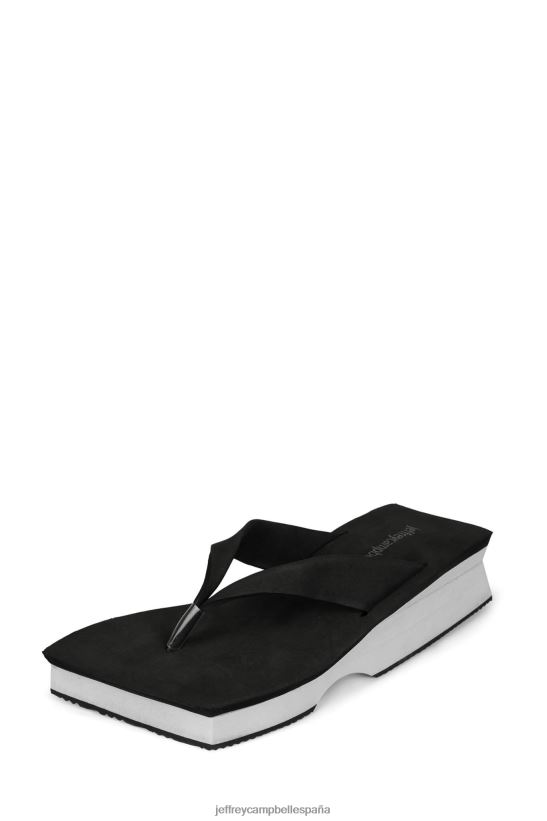 mujer Jeffrey Campbell y2k blanco negro PHXV4X1202 sandalia plataforma
