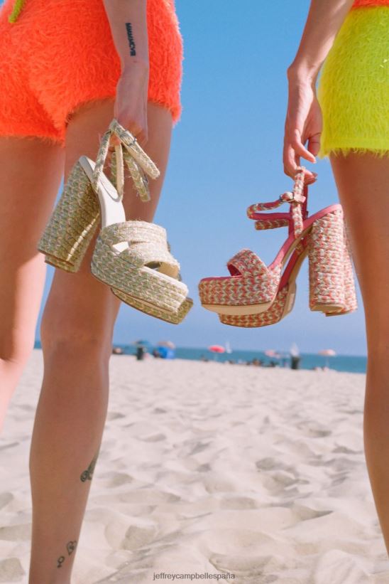 mujer Jeffrey Campbell yate multi azul PHXV4X1169 sandalia plataforma