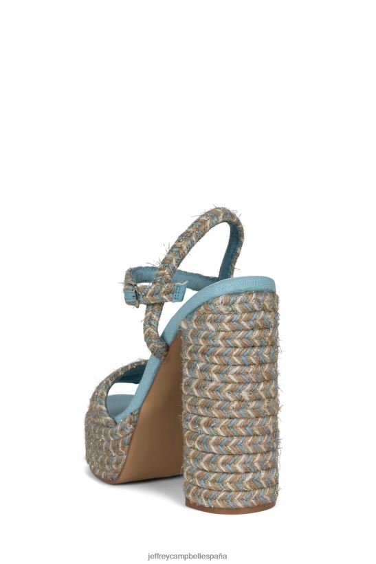 mujer Jeffrey Campbell yate multi azul PHXV4X1169 sandalia plataforma