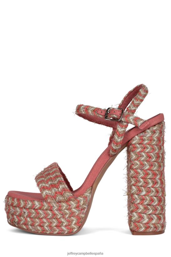 mujer Jeffrey Campbell yate multi rojo PHXV4X1170 sandalia plataforma
